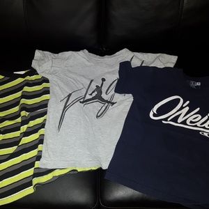 Lot of 3 boys Tee